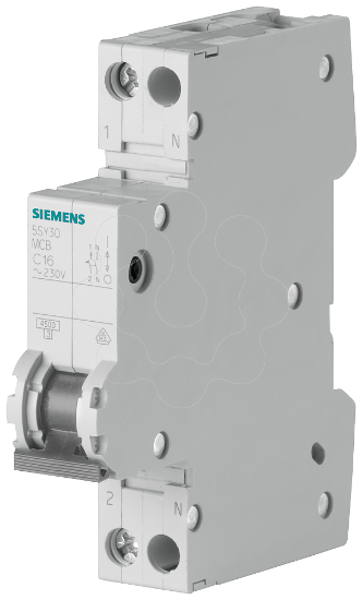 Imagem de CIRCUIT BREAKER 4.5KA 1+N/1MW C16