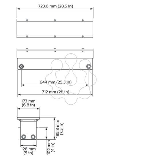 Imagem de ZCS559 RMB L600 INGROUND INNER BOX