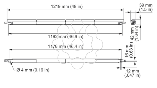 Imagem de BCX416 18xLED/3500 100-240V L1220 WB PD
