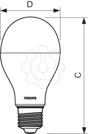 Imagem de CorePro LEDbulb ND 18-120W A67 865 E27