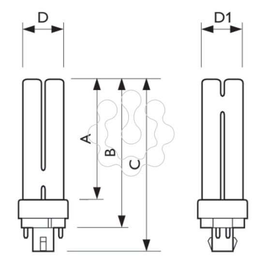Imagem de MASTER PL-C 18W/830/4P 1CT/5X10BOX