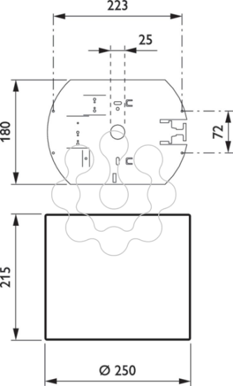 Imagem de DN570C LED40S/840 PSED-E C D250 WH
