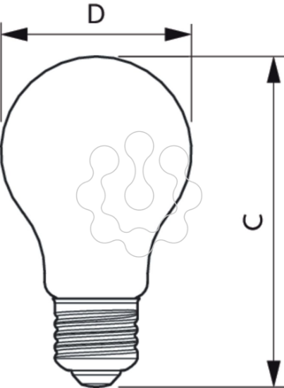Imagem de CLA LEDBulb D 5.5-40W A60 E27 827 CL
