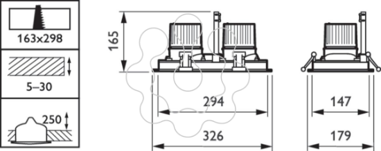 Imagem de GD602B LED12S/830 PSU-E MB WH-WH