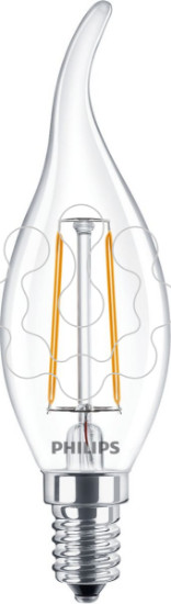 Imagem de CLA LEDCandle ND 2-25W BA35 E14 827 CL