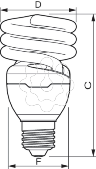 Imagem de Tornado T2 23W CDL E27 220-240V 1PF/6