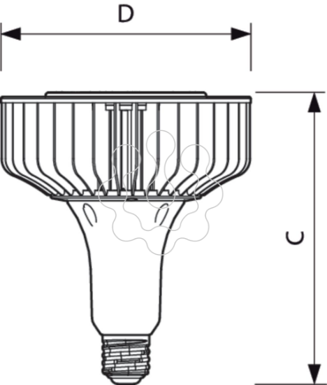 Imagem de TForce LED HPI ND 200-145W E40 840 120D