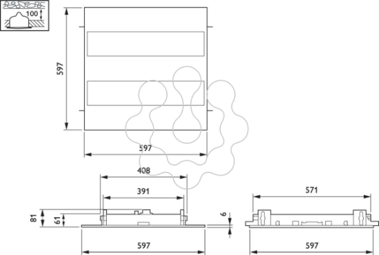 Imagem de RC340B LED36S/940 PSD W60L60 VPC O PIP