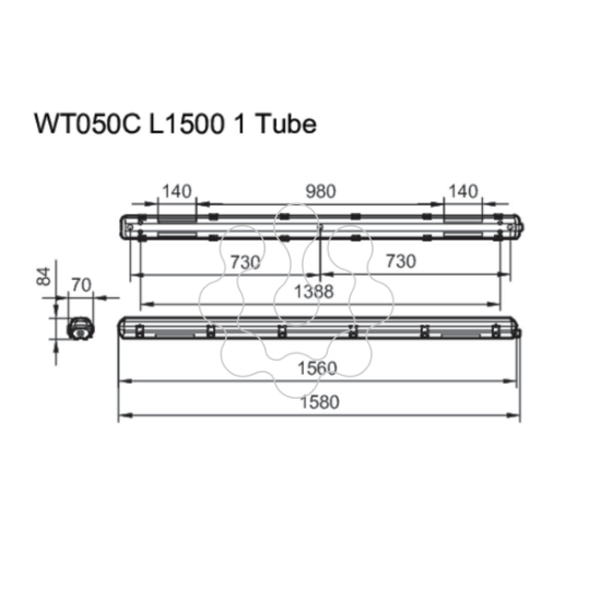 Imagem de WT050C 1xTLED L1500