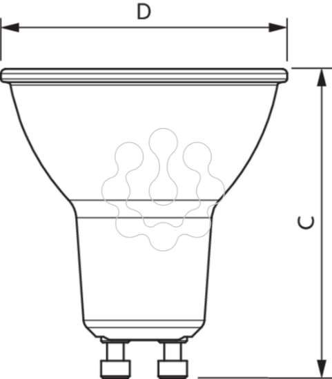 Imagem de MAS LEDspot VLE D 5-50W GU10 830 36D 5CT