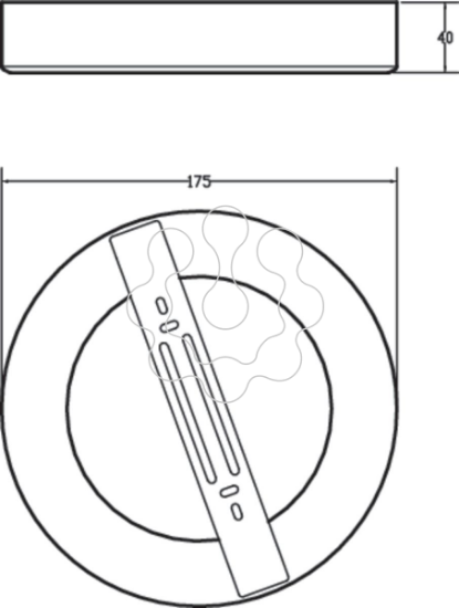 Imagem de DN065C LED10/830 11W 220V D175 RD EU