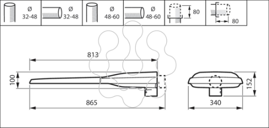 Imagem de BGP284 LED340-4S/740 II DM11 D9 48/60S P