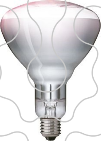 Imagem de BR125 IR 250W E27 230-250V CL 1CT/10