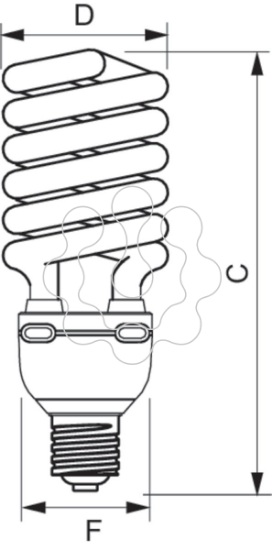 Imagem de Tornado High Lumen 75W CDL E40 1CT/6