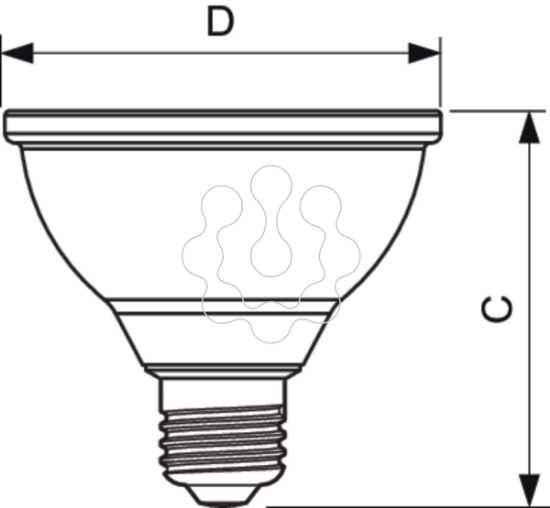 Imagem de MAS LEDspot CLA D 9.5-75W 830 PAR30S 25D