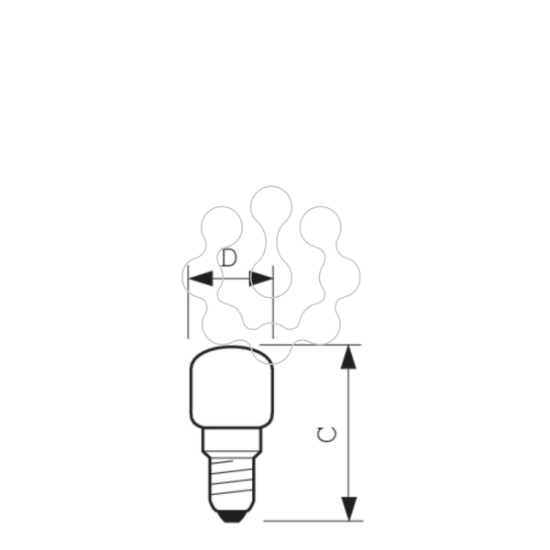 Imagem de Appl 15W E14 230-240V T25 CL RF 1CT