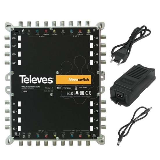Imagem de NEVOSWITCH 9x9x16 F TERM/CASC+ALIM QUAD