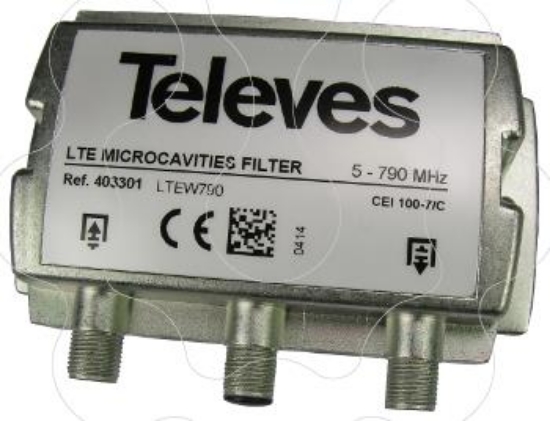Imagem de FILTRO MICRO-CAVID.LTE VHR “F” 5..790MHz