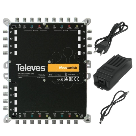 Imagem de NEVOSWITCH 9x9x12 F TERM/CASC+ALIM QUAD