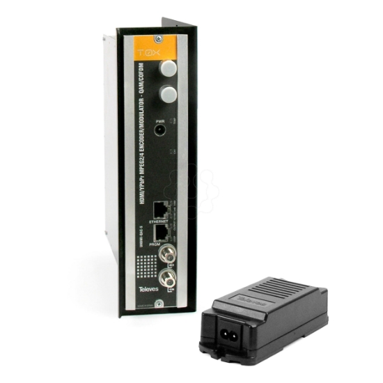 Imagem de T.0X ENCODER HD SING.COFDM/QAM + F.A. 18V