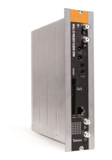 Imagem de T.0X DVBT/T2-QAM CI TWIN MUX 2C:2C