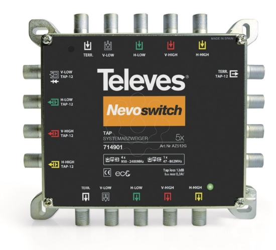Imagem de NEVOSWITCH DERIV. 5x5x5 “F” 12dB