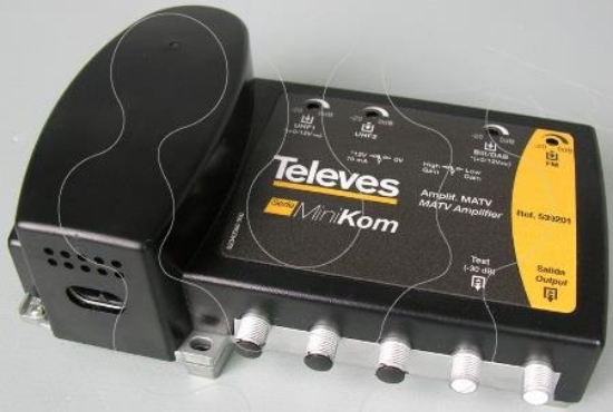 Imagem de AMP. MINIKOM MATV 4E/1S “F” FM-BIII/DAB-2UHF