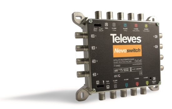 Imagem de NEVOSWITCH 5x5x6 F TERM/CASC+ALIM QUAD