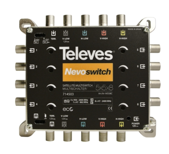 Imagem de NEVOSWITCH 5x5x8 “F” TERMINAL/CASCATA
