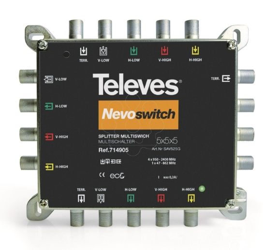 Imagem de NEVOSWITCH RÉPART. 5x5x5 4/4dB