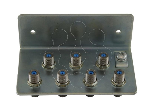 Imagem de CHASSIS RG-CC CATV 7 - CONECTORES F