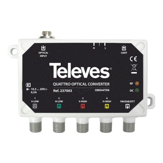 Imagem de CONVERS.ÓPTICO/RF QUATTRO FM/DAB/UHF-FI
