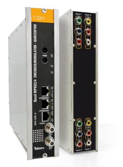 Imagem de T.0X ENCODER SD QUAD COFDM/QAM