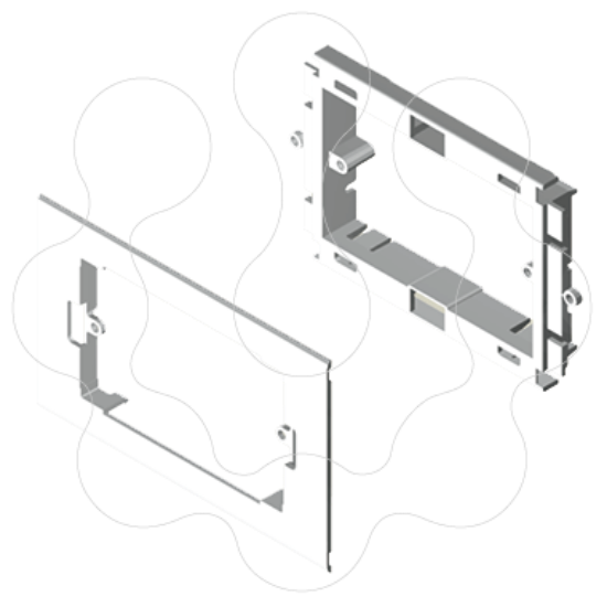 Imagem de Adaptador Unex para Unica, cor branco, para tampa 65mm em U24X