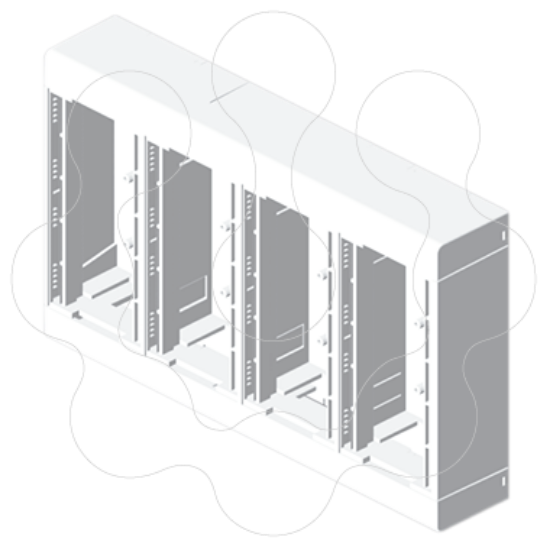Imagem de Caixa modular Unex para 8 mecanismos em U24X