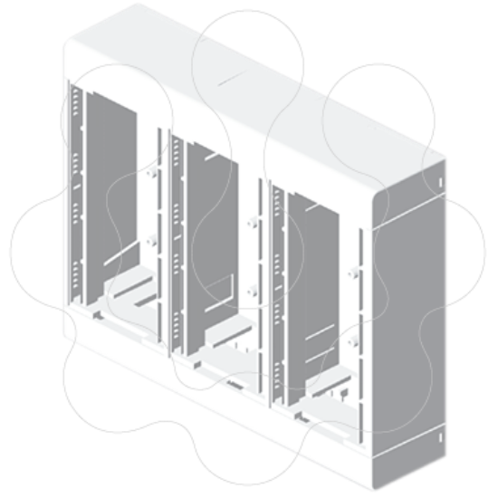 Imagem de Caixa modular Unex para 6 mecanismos em U24X