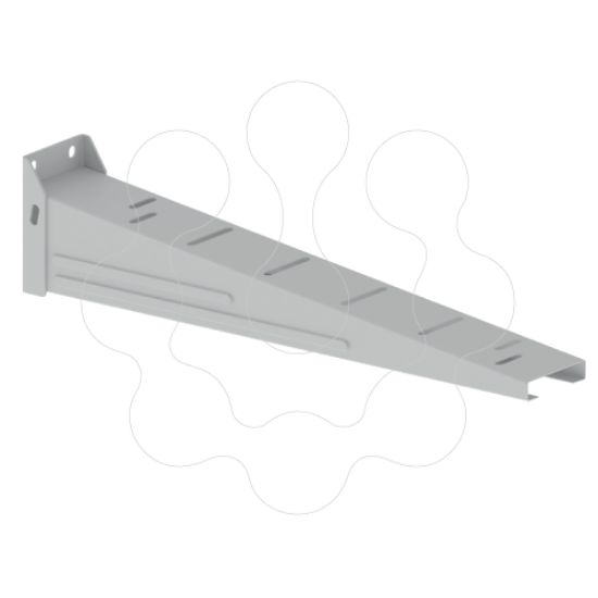 Imagem de Suporte horizontal Unex 100x600 em aço inoxidável