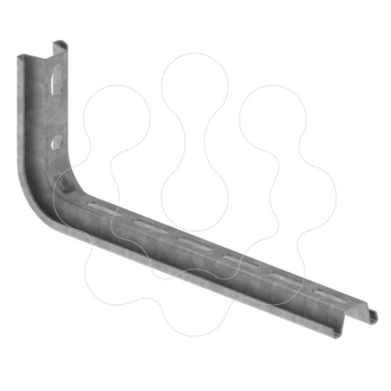 Imagem de Suporte L Unex 300mm aço sendzimir