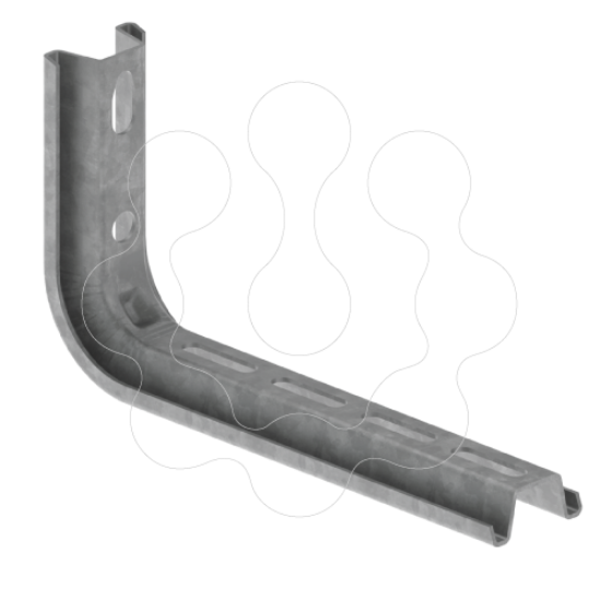 Imagem de Suporte L Unex 200mm aço sendzimir