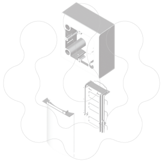 Imagem de Adaptador universal Unex cor branco em U24X