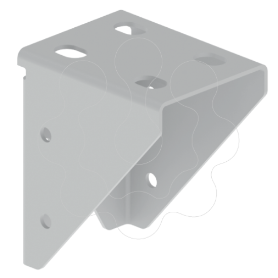 Imagem de Conector Omega perfurada Unex em aço inoxidável