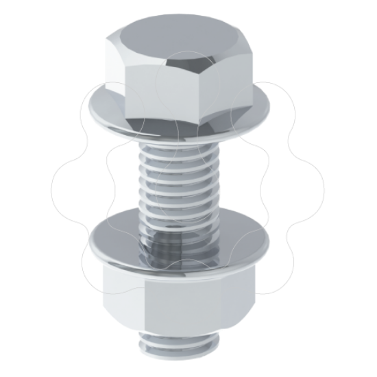 Imagem de Parafusos hexagonal Unex M8x25 em aço inoxidável