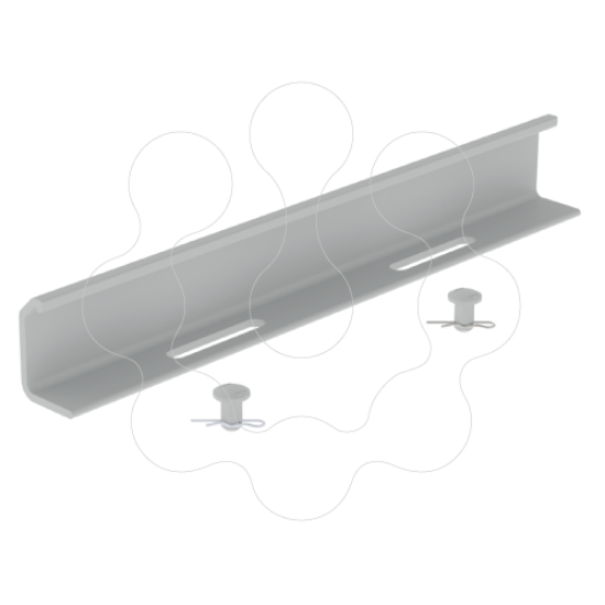 Imagem de União entre troços com pernos Unex 60mm em U23X