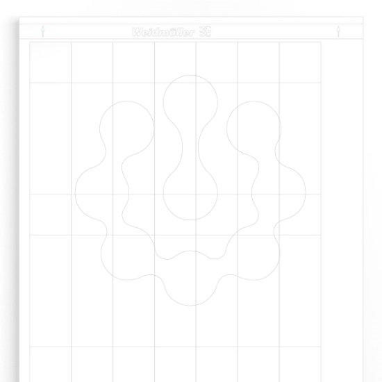 Imagem de ADH. 25,4x95 WRITE ON(1H/21E) BLANCO