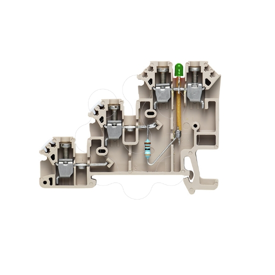 Imagem de BORNE DLI 2.5/LD-GN/PNP +- DB
