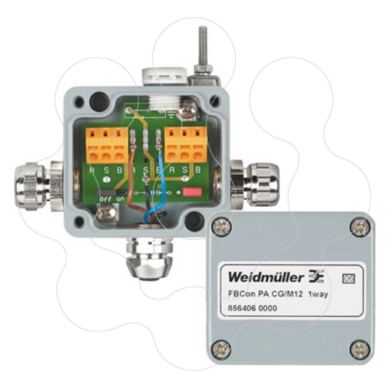Imagem de PROFIBUS FBCON PA CG/M12 1VIA
