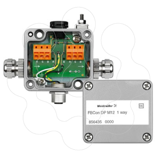 Imagem de PROFIBUS FBCON DP M12 1 VIA