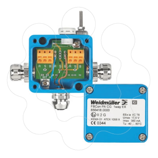 Imagem de PROFIBUS FBCON PA CG/M12 1VIA
