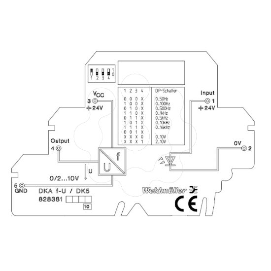 Imagem de CONV. DKA F/U 0/2...10V