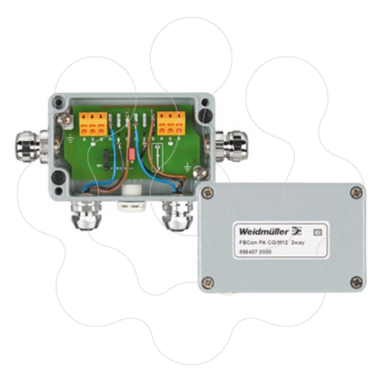 Imagem de PROFIBUS FBCON PA CG/M12 2VIA